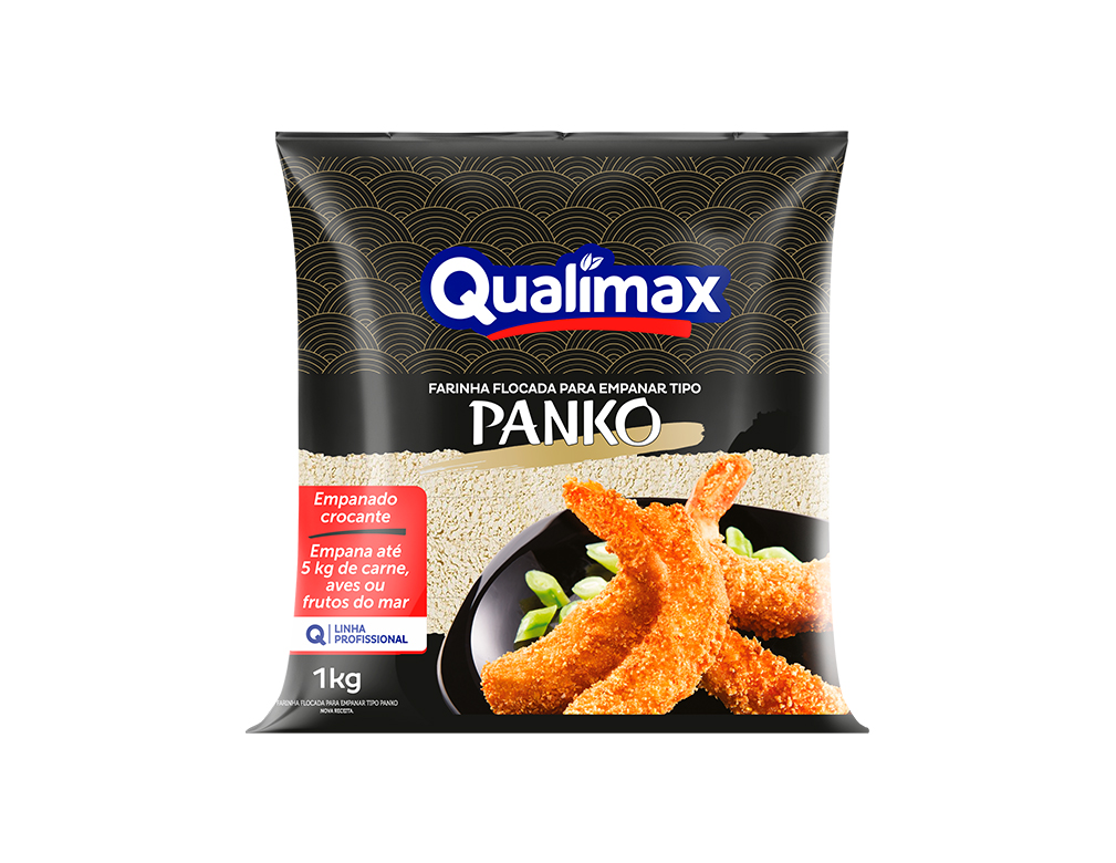 FARINHA FLOCADA PANKO QUALIMAX 1 KG (CX 10 PCT)
